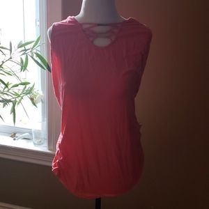 Pink tank top shirt